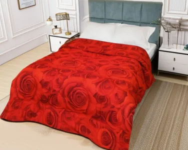 Premium Comforter – Ultimate Luxury & Cozy Red Rose